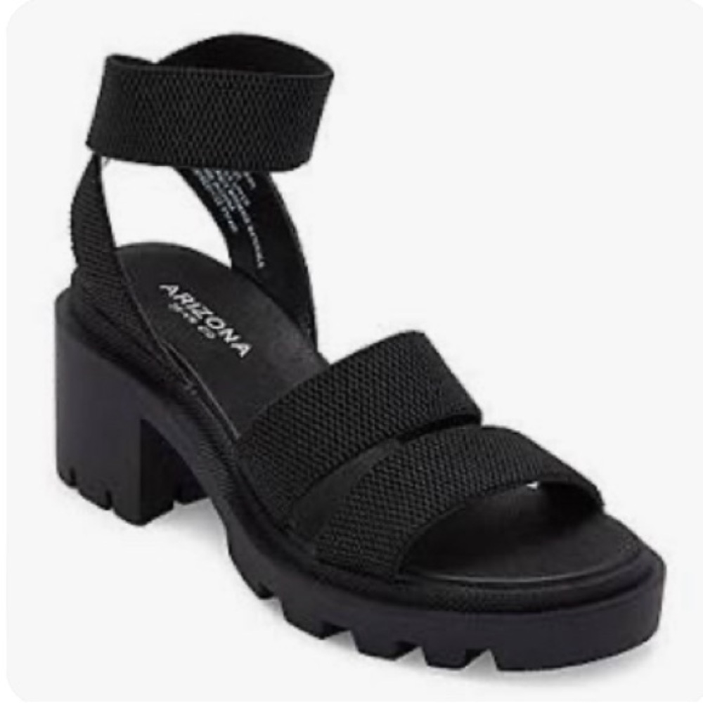 ARIZONA JEAN CO BLACK SANDALS| Size7.5